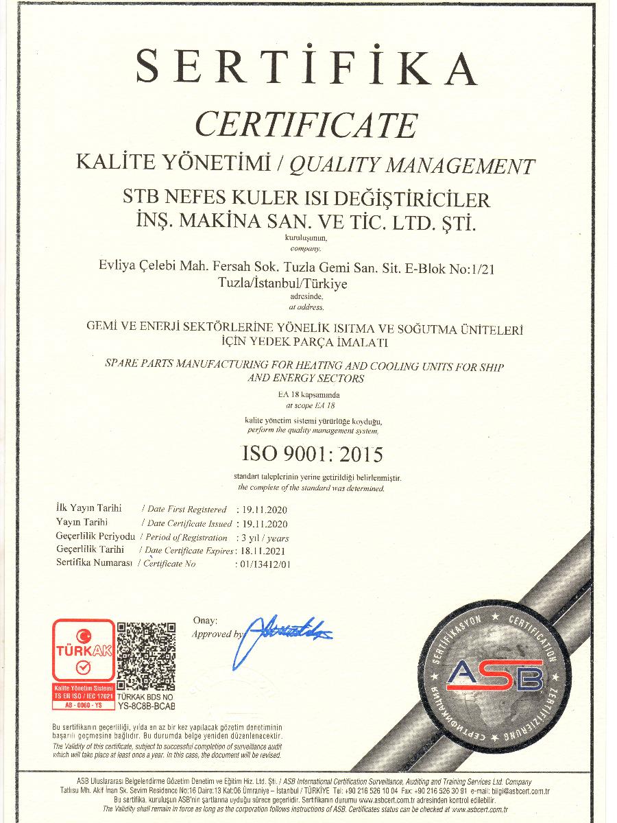 ISO 9001 - 2015