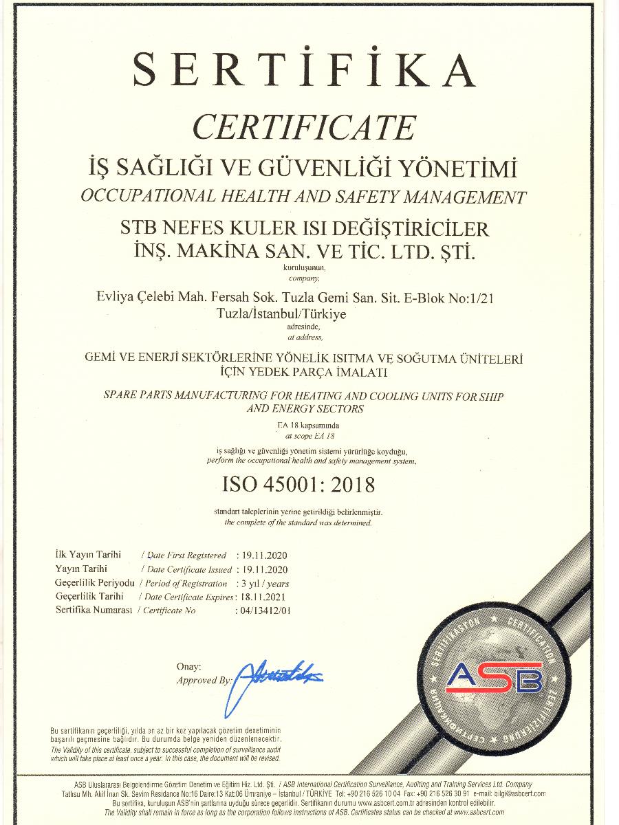 ISO 45001 - 2018